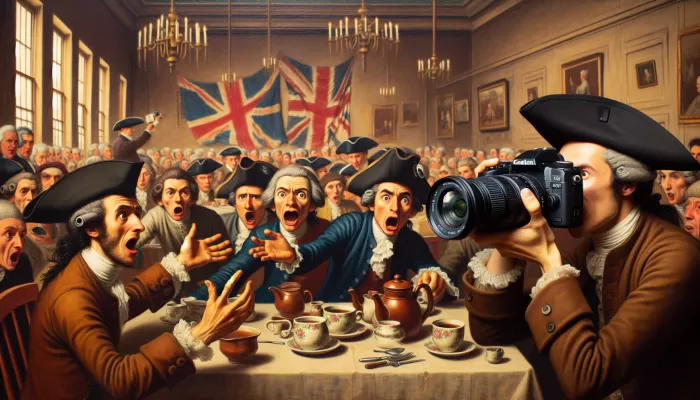 how did british react to the boston tea party