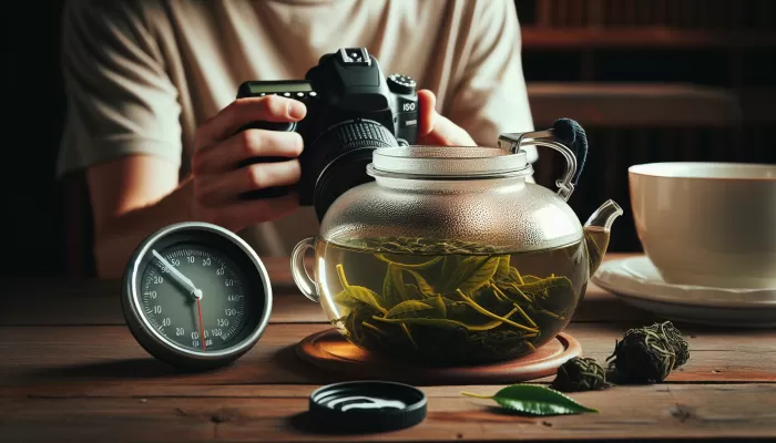 how long green tea steep