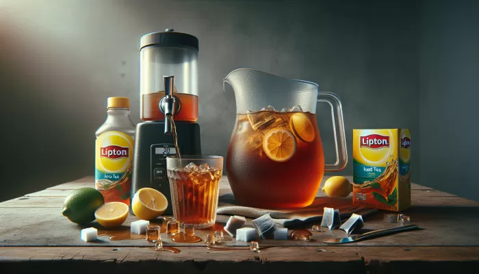 how to make iced tea with lipton tea bags