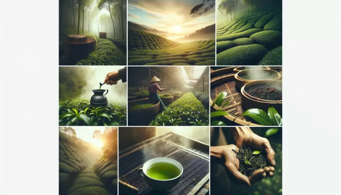 what is green tea made of